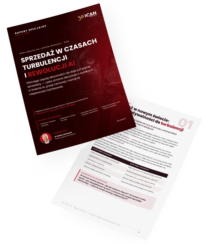 Raport ICAN Strategic Sales Leadership 2026